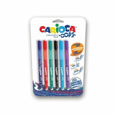 Carioca, blister 6 penne Oops Cancelline