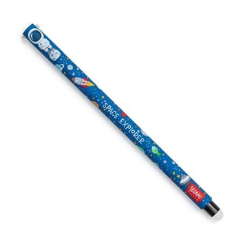 Legami, Penna Gel Cancellabile, Inchiostro Nero, Tema Space