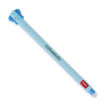 Legami, Penna Gel Cancellabile,Inchiostro Blu, Tema Elephant