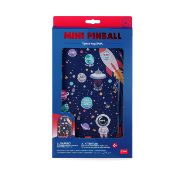 Legami - Mini PINBALL, Gioco Portatile, 17,7x29 cm, Tema Space, PBG0004