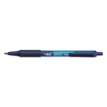 Bic, Penne Soft Feel Clic 1.0 Blu 12 pz.