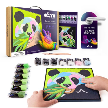 Okto – Sensory Art Colora con i Numeri 30 x 30 cm Panda