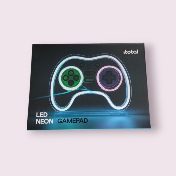 Itotal - Lampada LED Neon let's play - Gamepad