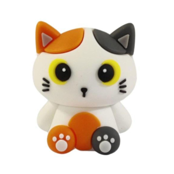Itotal - Gomma da cancellare 3D Gatto Arancio