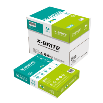 XBrite - Carta per ufficio, Formato A4, 75 gr, Confezione da 5 risme da 500 Fogli