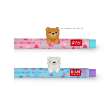Set di 2 Penne Gel - Beary in Love