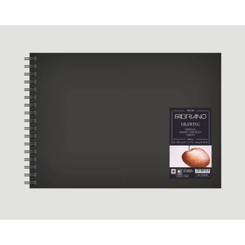 Fabriano - sketch Book spiralato ritratto Orizzontale , 60 fogli, cm 14,8x21, grana naturale, 160gr/mq (41231421)