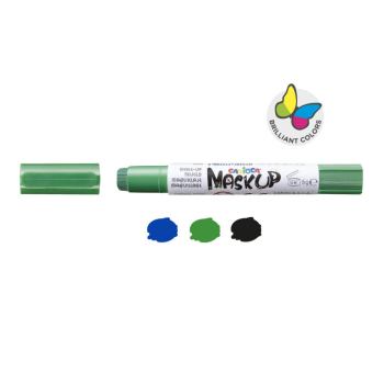 Carioca Mask Up Monster, Truccabimbi Kit per Bambini e Bambine, 3 Colori e 2 Tutorial