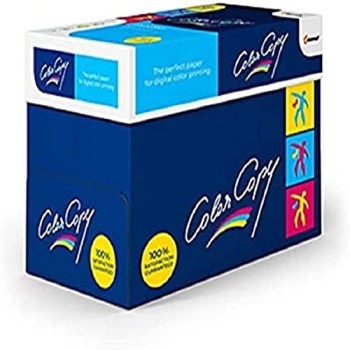 Color Copy, Carta Bianca per Stampa a Colori, Formato A4, 100 gr/mq, Confezione da 5 risme da 500 fogli