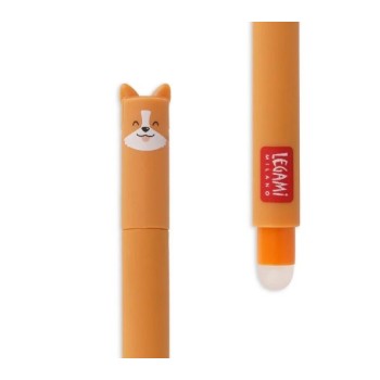 Legami, Penna Gel Cancellabile, Inchiostro nero, Tema Corgi