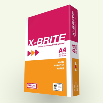 X-Brite 161 - Carta Fotocopie A4 75gr Confezione da 5 risme 500 Fogli