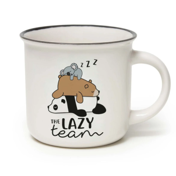 Legami - Tazza in Porcellana - Cup-Puccino The Lazy team (CUP0018)