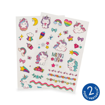 Legami - Tatuaggi Temporanei - Tattoos Unicorn (TTA0001)