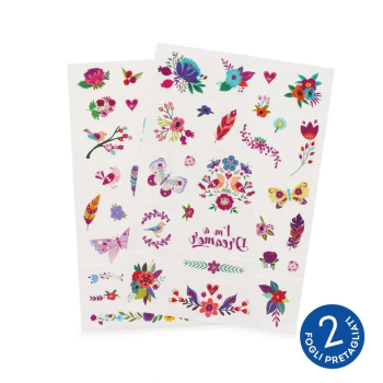 legami - Tatuaggi Temporanei - Tattoos Flowers (TTA0004)
