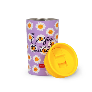 legami - Bicchiere Termico - Hot&Cold 275 Ml Daisy (NTUM0003)