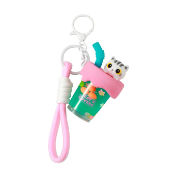 i-total - PORTACHIAVI BUBBLE GATTO BIANCO (XL3078)