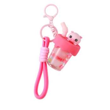 i-Total - PORTACHIAVI BUBBLE TEA MAIALINO PIGGY (XL306)