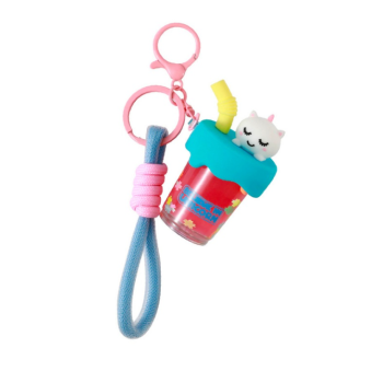 i-Total - PORTACHIAVI BUBBLE TEA CANE UNICORNO (XL3080)