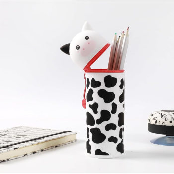 i-Total - Astuccio Silicone allungabile COW MUCCA (XL2485)