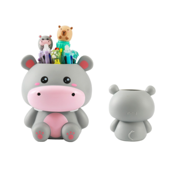 i-Total - Portapenne / Portaspazzolini 3D Hippo (XL3033)