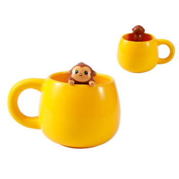 i-Total - Tazza in Cermica con Charm Monkey (XL2525E)
