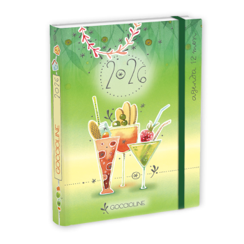 Akena - Goccioline Agenda Giornaliera VERDE Aperitivo alla frutta (GO26AM-3)