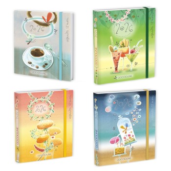 Akena - Goccioline Agendina Settimanale 2026 cm 9,6 x 13,5 vari temi (GO26AS)