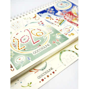 Akena - Goccioline Weekly Planner da Tavolo anno 2026 (GO26W)