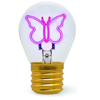 Legami - Lampada da Tavolo a Forma di Lampadina - Bulb Fiction - Butterfly (CLB0011)