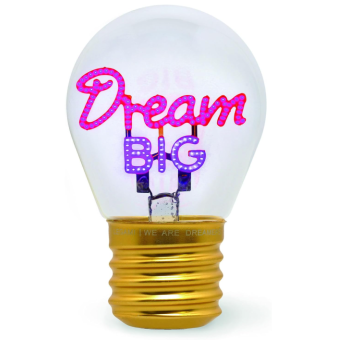 Legami - Lampada da Tavolo a Forma di Lampadina - Bulb Fiction - Dream Big (CLB0014)