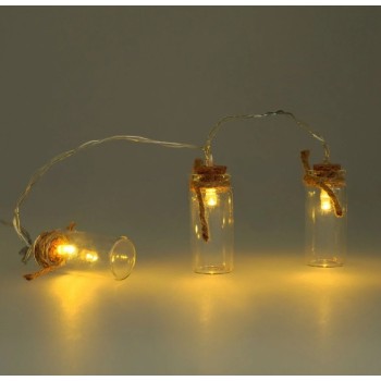 Legami - Filo di Luci Led con Vasetti di Vetro