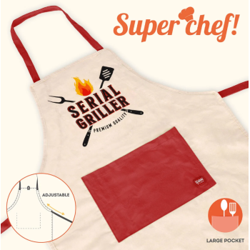 Legami - Grembiule da Cucina - Super Chef a tema Serial Griller (APR0003)