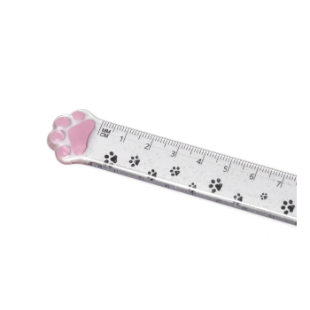 Legami -  Righello, Meow Ruler, 15 cm, Forma di Zampa di Gatto