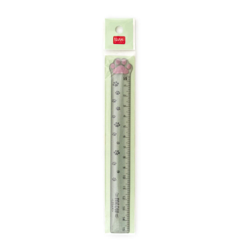 Legami -  Righello, Meow Ruler, 15 cm, Forma di Zampa di Gatto