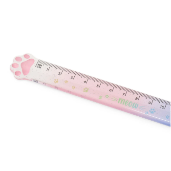 Legami - Righello 15cm  - Meow con zampina Gatto (RUCAT0002)