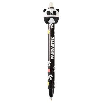 i-Total - Penna cancellabile a scatto con Panda 3D di colore blu (XL1839G)