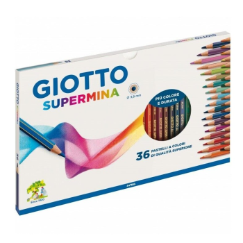 Giotto - Pastelli Supermina- Astuccio da 36 Matite (F235900)