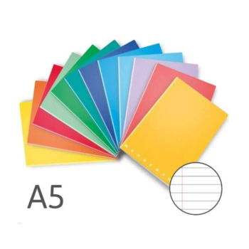 Blasetti - Quaderno a Righe Formato A5 Monocromo Rigatura 0C (1R margine) Conf. 10 pz