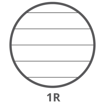 Blasetti - Quaderno a righe A5 Blasetti One Color colori assortiti - rigatura 1R (righe medie e superiori) - 20 fogli