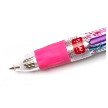 Legami - Mini Penna a Sfera 4 Colori - Mini Magic Rainbow Unicorno (MRP0001)