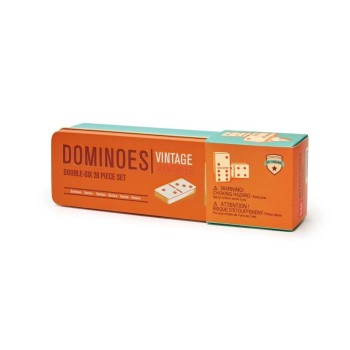 Legami - Domino gioco vintage con le 28 tessere bianche e nere (DOM0001)