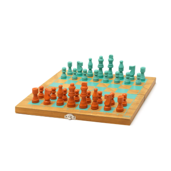 Legami - Gioco Scacchi e Dama la scacchiera 2-in-1 - Vintage Memories (CD0001)