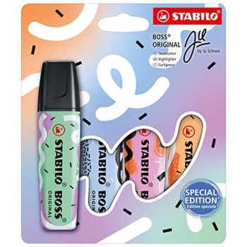 Stabilo Boss, Special Edition By Ju Schnee, 4 colori