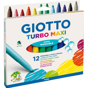 Giotto - Pennarelli turbo Maxi, conf 12 (F454000)