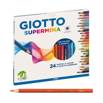 Giotto, Pastelli colorati supermina - conf 24
