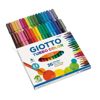 Giotto - Pennarelli Turbo Color - conf. 36 Colori (F418000)