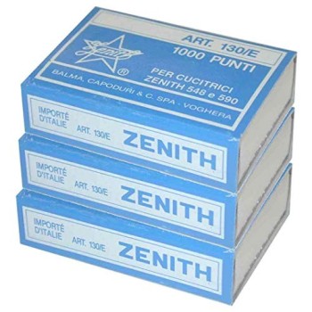 3 Scatoline da 1000 punti Zenith ART. 130/E (6/4)