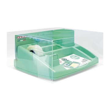 Arda - Organizer scrivania Oliver KEEPCOLOUR Verde pastello (23,8x19,8x8 cm) 4121PV