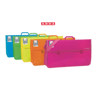 Arda - Valigetta soffietto Maxi Fluo - 58x 39,5 cm - colori assortiti (0262PLUS000)