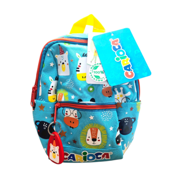 Carioca - Zainetto Animal Blu - CM 24,5x17,5x9,5 (412504)